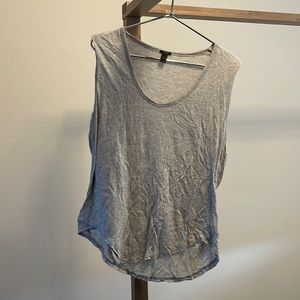 Comfy grey tank top from J Crew